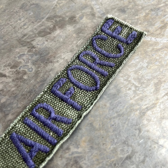 U.S. AIR FORCE embroidered tape patch - Vintage - Picture 4 of 10